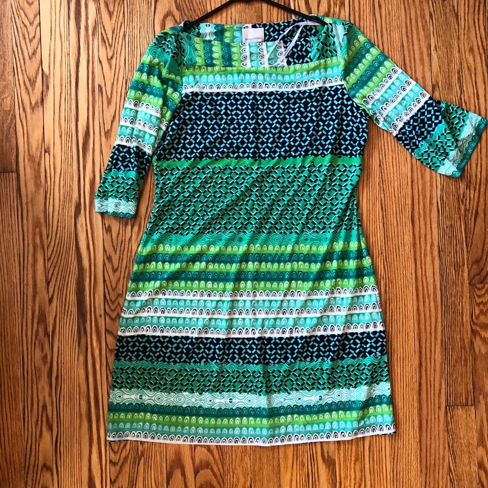 Donna Morgan Green Summer Dress